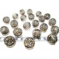 Spirale perle 15mm bronze