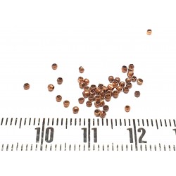 Perle à écraser 1.5 mm couleur cuivre