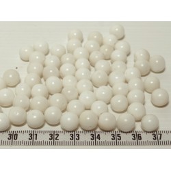 Tagua perle blanc 9mm  x1