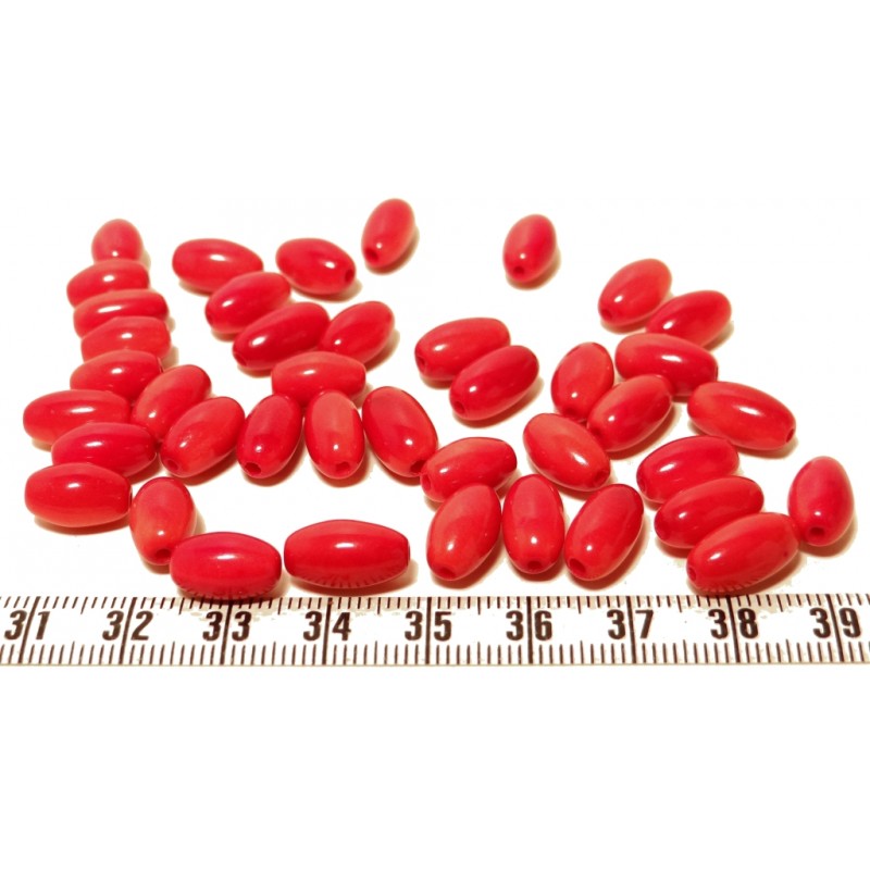Tagua olive rouge 12mm x1