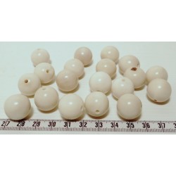 Tagua perle blanc 15mm  x1